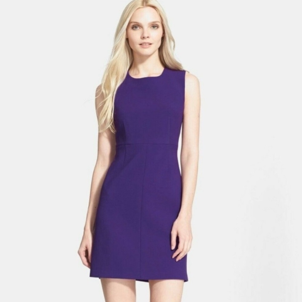 Diane von Furstenberg Carpreena Mini Dress | Purple Sleeveless A-Line | Size 6